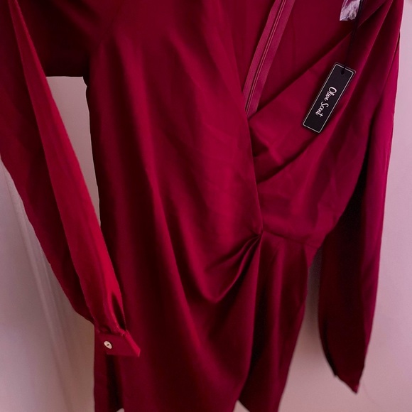 Women’s Burgundy romper - Picture 1 of 14